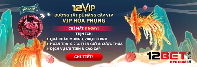 Tham gia VIP 12Bet để nhận đặc quyền không giới hạn!